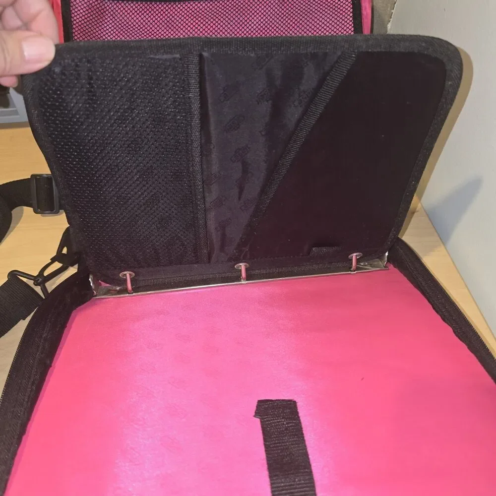Case It  Binder Full Zipper with Handle and  Shoulder Strap 3 Rings